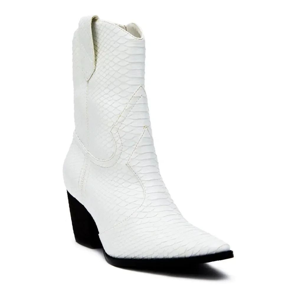 Matisse Women's Bambi Western Boot in White Size 6.5